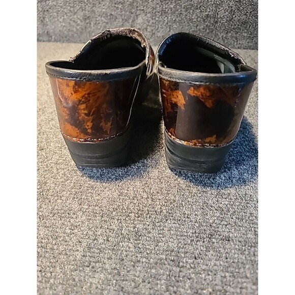 Dansko Brown/Black Metallic Nursing Healthcare Clogs Size 41 US Size 8-8.5 - Picture 3 of 8